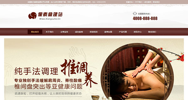 医疗养生资讯类企业网站模板（织梦带手机数据同步)