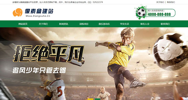 体育器材类营销型企业网站模板（织梦带手机数据同步）